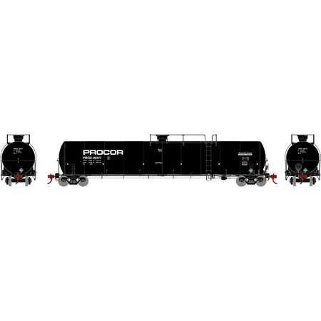 Athearn 3581 N Scale 33,900 Gallon Tank Car Procor "Late" PROX 29777 2 Athearn 3581 N Scale 33,900 Gallon Tank Car Procor "Late" PROX 29777 - Image 2