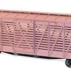 Accurail 4798 HO Scale 40' Wood Stock Car Kit Mineral Red Data Only - NOS