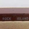 Athearn 1358 HO Scale 40' Flat Car (Blue Box Kit) Rock Island RI 90091 - NOS