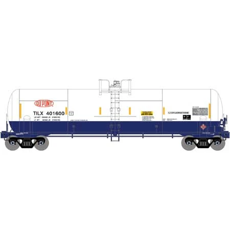 Athearn 15927 HO Scale RTC 20,900 Gallon Acid Tank Car Dupont TILX 401600 1 Athearn 15927 HO Scale RTC 20,900 Gallon Acid Tank Car Dupont TILX 401600