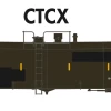 Athearn 18038 N Scale 30,000 Gallon Ethanol Tank Car CTCX 3 Pack #2 (Primed For Grime)