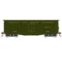 Athearn 24026 N Scale 40' Pfaudler Milk Car Chicago & North Western C&NW 1956