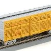 Athearn 75963 HO Scale 40' Stock Car Union Pacific "Yellow" UP 47573D - NOS