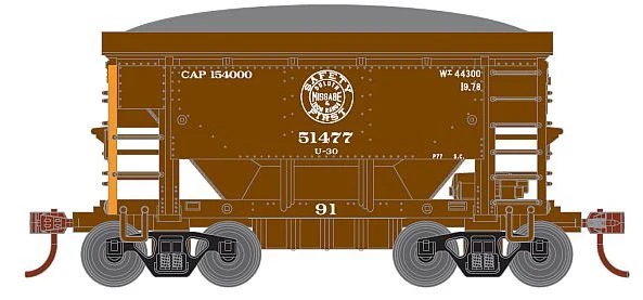 Athearn 87063 HO Scale 24' Taconite Ore Car 4 Pack DM&IR #2 - NOS 1 Athearn 87063 HO Scale 24' Taconite Ore Car 4 Pack DM&IR #2 - NOS