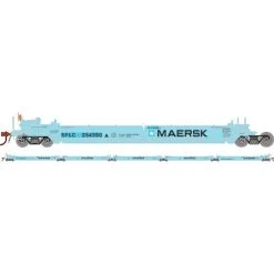Athearn 98922 HO Scale Maxi I 5 Unit Well Car Santa Fe Maersk SFLC 254350