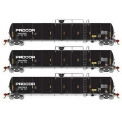 Athearn Genesis G25587 HO Scale 33,900 Gallon LPG Tank Car Procor PROX 3 Pack #2