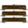 Athearn Genesis G25595 HO Scale 33,900 Gallon LPG Tank Car Chevron USA CPDX 3 Pack #1