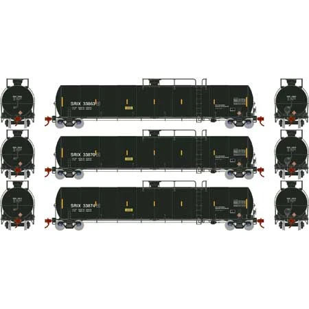 Athearn Genesis G25599 HO Scale 33,900 Gallon LPG Tank Car Southern Illinois Railcar SRIX 3 Pack #2 2 Athearn Genesis G25599 HO Scale 33,900 Gallon LPG Tank Car Southern Illinois Railcar SRIX 3 Pack #2 - Image 2