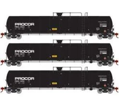 Athearn Genesis G25624 HO Scale 33,900 Gallon LPG Tank Car Procor PROX 3 Pack #1