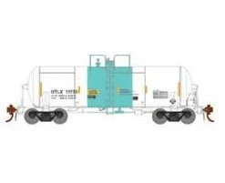 Athearn Genesis G25634 HO Scale 13,600 Gallon Acid Tank Car White & Green UTLX 11730