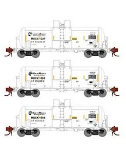 Athearn Genesis GN15312 N Scale 13,000 Gallon Acid Tank Car Grupo Mexico MDCX 3 Pack