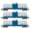 Athearn RTR 16395 HO Scale 16k Clay Slurry Tank Car Amstar ASRX 3 Pack