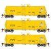 Athearn RTR 16398 HO Scale 16k Clay Slurry Tank Car Trinity TILX 3 Pack