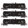 Athearn RTR 16407 HO Scale 16k Clay Slurry Tank Car Amoco AMOX 3 Pack