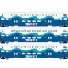 Athearn RTR 28590 N Scale Bombardier Coach Car Sounder SDRX 3 Pack