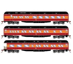 Athearn RTR 88230 HO Scale Heavyweight Passenger 3 Car Set "Daylight" Southern Pacific SP