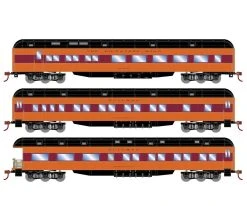 Athearn Shop 7 Athearn RTR 88233 HO Scale Heavyweight Passenger 3 Car Set Milwaukee Road MILW