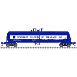 Atlas 20006977 HO Scale 20,700 Gallon Tank Car Standard Chlorine GATX 25091