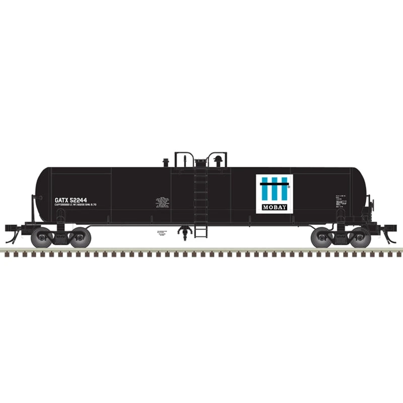 Atlas Master 50006302 N Scale 20,700 Gallon Tank Car Mobay Chemicals GATX 52244 1 Atlas Master 50006302 N Scale 20,700 Gallon Tank Car Mobay Chemicals GATX 52244