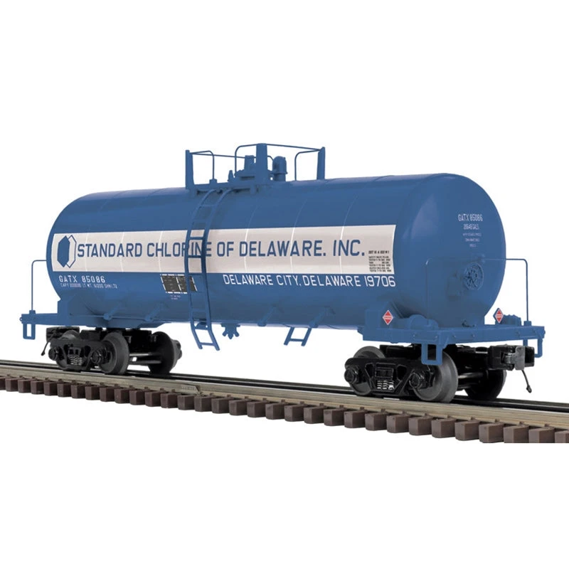 Atlas O Premier 3003037 O Scale Modern Tank Car Standard Chlorine Of Delaware GATX #s Vary 1 Atlas O Premier 3003037 O Scale Modern Tank Car Standard Chlorine Of Delaware GATX #s Vary