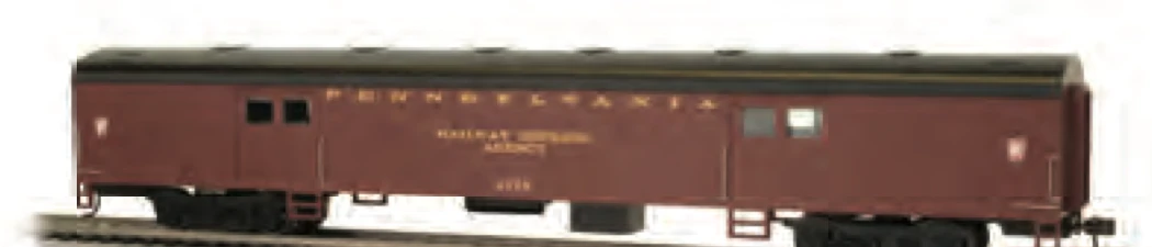 Bachmann 14409 HO Scale 72' Smooth-Side Baggage Car Pennsylvania PRR 9275 1 Bachmann 14409 HO Scale 72' Smooth-Side Baggage Car Pennsylvania PRR 9275