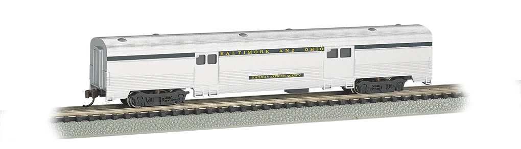 Bachmann 14653 N Scale 72' Streamlined Baggage Car Baltimore & Ohio B&O 1 Bachmann 14653 N Scale 72' Streamlined Baggage Car Baltimore & Ohio B&O