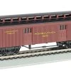 Bachmann 15302 HO Scale Wood Old Time Baggage Car Pennsylvania PRR