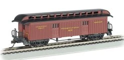 Bachmann 15302 HO Scale Wood Old Time Baggage Car Pennsylvania PRR