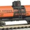 Bachmann 17866 N Scale Single Dome Tank Car CF Simonin's Sons SHPX 20003