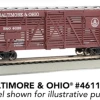 Bachmann 71563 N Scale 40' Stock Car Baltimore & Ohio B&O 46110