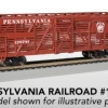 Bachmann 71566 N Scale 40' Stock Car Pennsylvania PRR 128781