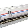 Kato 156-0958-1 N Scale Viewliner II Baggage Car Amtrak Phase III Heritage 61015 With LED Lights