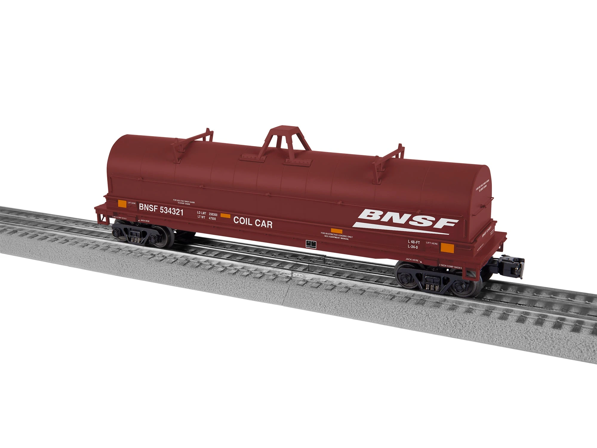 Lionel 2226461 O Scale Coil Car BNSF 534321 1 Lionel 2226461 O Scale Coil Car BNSF 534321