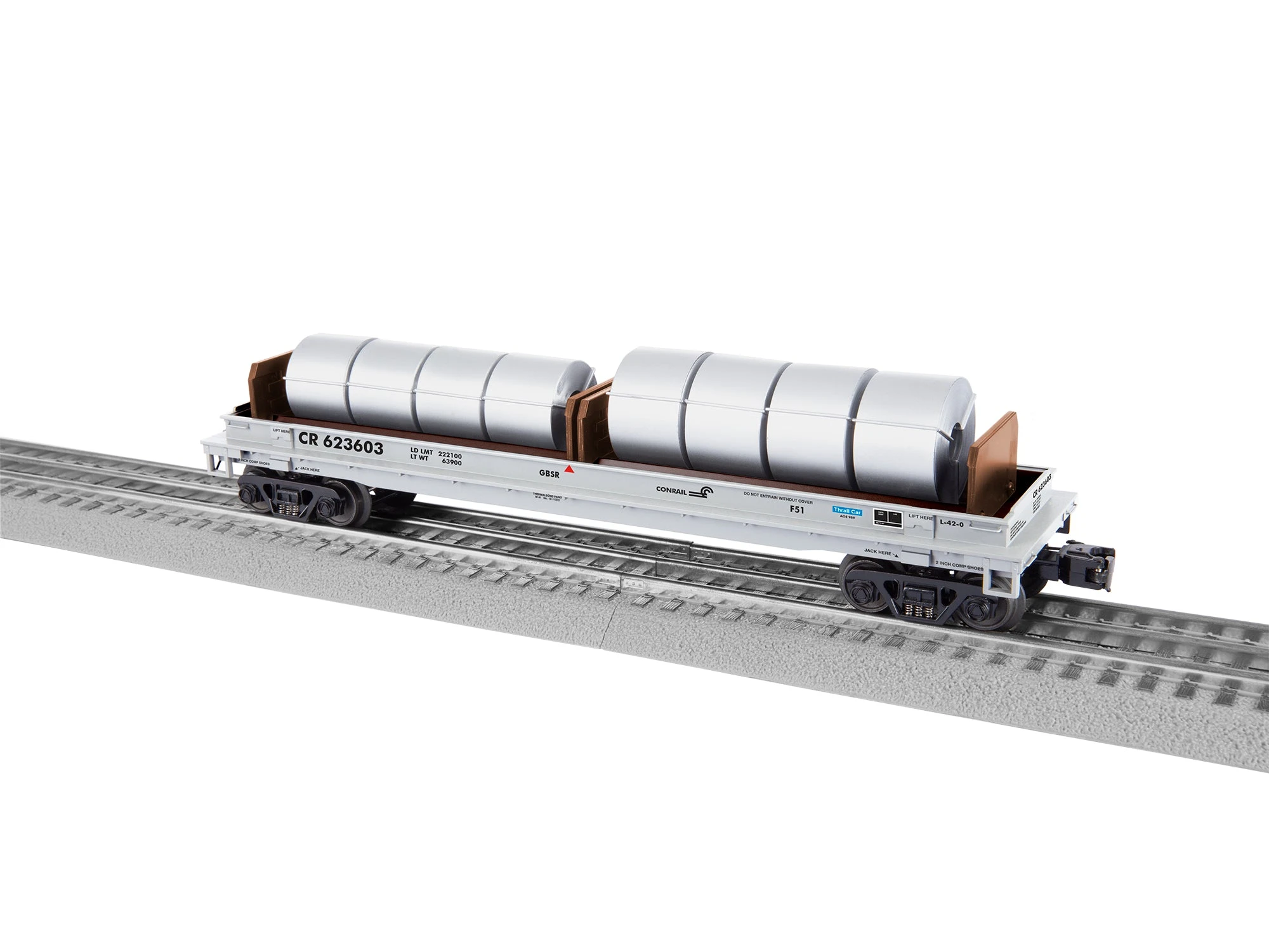 Lionel 2226471 O Scale Coil Car Conrail CR 623603 2 Lionel 2226471 O Scale Coil Car Conrail CR 623603 - Image 2