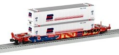 Lionel 2226572 O Scale Husky Stack Well Car With Graffiti Burlington Northern BN 63361