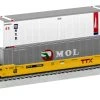 Lionel 2226611 O Scale Husky Stack Intermodal Well Car TTX 56295