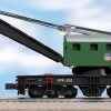 Lionel 6-29804 O Gauge Union Pacific Crane Car With TMCC Command Control - NOS