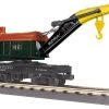 MTH 30-79649 O Gauge RailKing Crane Car Pennsylvania PRR 85384 - NOS