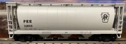 MTH Premier 20-90018e O Scale3 Bay Cylindrical Hopper Car Pennsylvania PRR 260018 - NOS