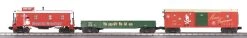 MTH RailKing 30-7019 O Gauge 2000 Christmas 3 Car Set - NOS