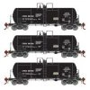 Athearn Genesis G25649 HO Scale 13,600 Gallon Acid Tank Car Chevron CPDX 3 Pack