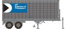 Rapido Trains 403075 HO Scale 26' Can-Car Dry Van Trailer CP Express 7546