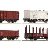 Roco 44002 HO Scale Frieght Car 8 Pack Deutsche Bundesbahn DB - NOS