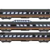 Roundhouse 79127 HO Scale Streamlined Passenger 3 Car Set Kansas City Southern