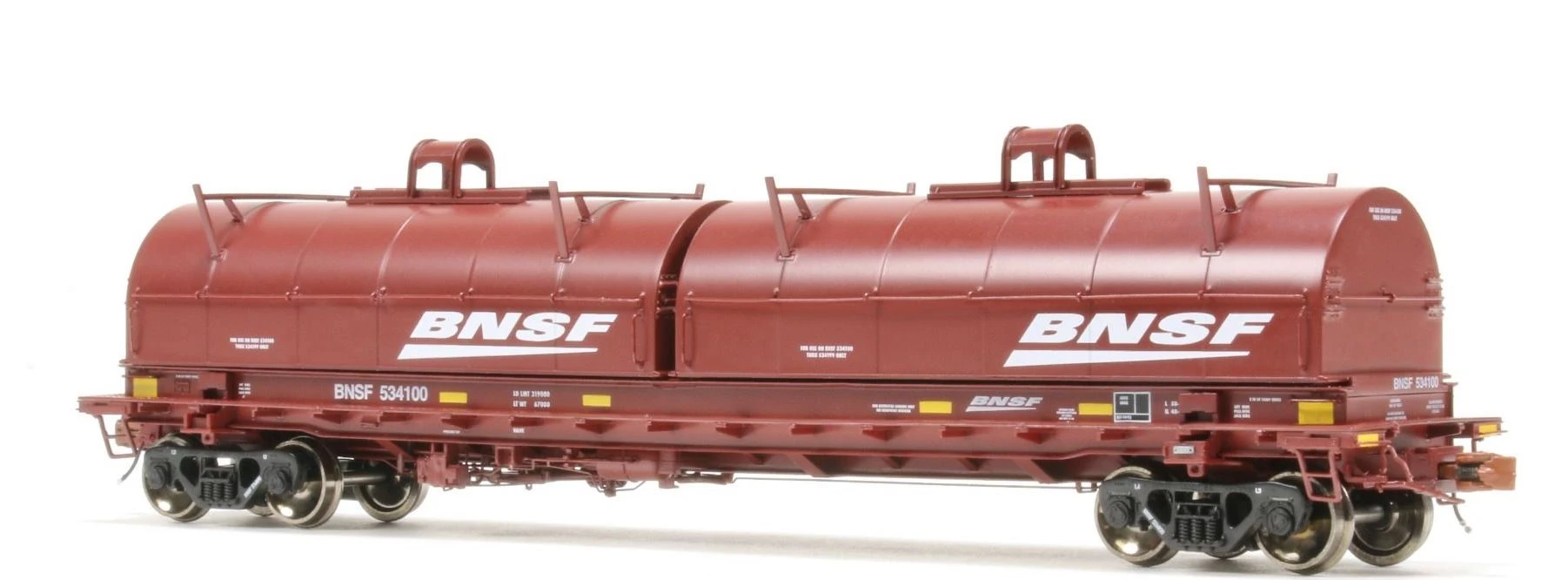 ScaleTrains Rivet 38402 HO Scale Thrall 48' Coil Steel Car BNSF "Wedge" 534106 1 ScaleTrains Rivet 38402 HO Scale Thrall 48' Coil Steel Car BNSF "Wedge" 534106