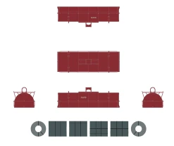 ScaleTrains Rivet 38411 HO Scale Thrall 48' Coil Steel Car CTRN 500109 -Athearn Shop scaletrains rivet 38411 ho scale thrall 48 coil steel car ctrn 500109 3