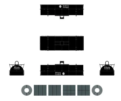 ScaleTrains Rivet 38415 HO Scale Thrall 48' Coil Steel Car IC 299609 -Athearn Shop scaletrains rivet 38415 ho scale thrall 48 coil steel car ic 299609 3