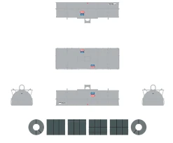 ScaleTrains Rivet 38504 HO Scale Thrall 48' Coil Steel Car Union Pacific UP 249251 -Athearn Shop scaletrains rivet 38504 ho scale thrall 48 coil steel car union pacific up 249251 4