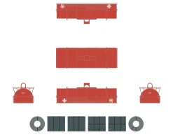 ScaleTrains Rivet 38506 HO Scale Thrall 48' Coil Steel Car BNSF "Mixed" 534140 -Athearn Shop scaletrains rivet 38506 ho scale thrall 48 coil steel car bnsf mixed 534140 4