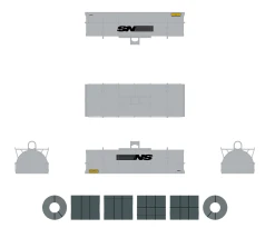 ScaleTrains Rivet 38509 HO Scale Thrall 48' Coil Steel Car "Mismatched" Norfolk Southern NS 169672 -Athearn Shop scaletrains rivet 38509 ho scale thrall 48 coil steel car mismatched norfolk southern ns 169672 5